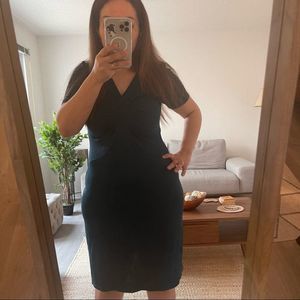 Marks and Spenser green dress